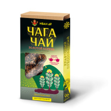 Чайный напиток Чага-Чай с золотым корнем, плитка