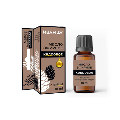 Масло эфирное (косметическое) натуральное Кедровое