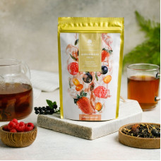 Чайный напиток Саган-дайля с черным чаем и лесными ягодами 