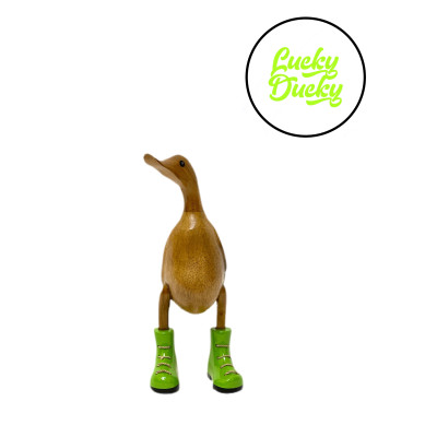 Статуэтка Утка в зеленых ботинках размер S